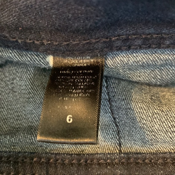 Express Jeans Sailor High Rise denim Shorts Size 6 - Picture 5 of 5